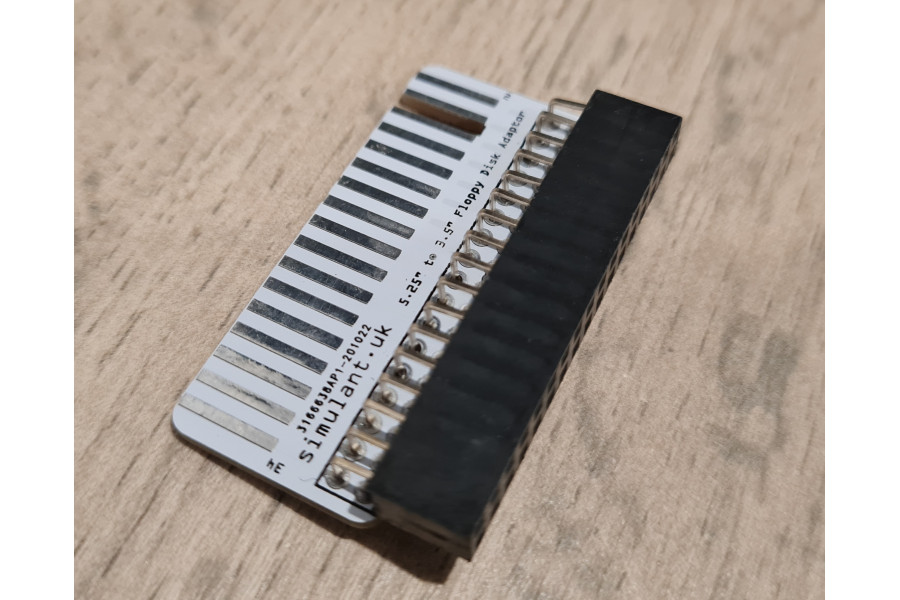 5.25" to 3.5" adaptor for Gotek / floppy disk drive / FlashFloppy / HxC